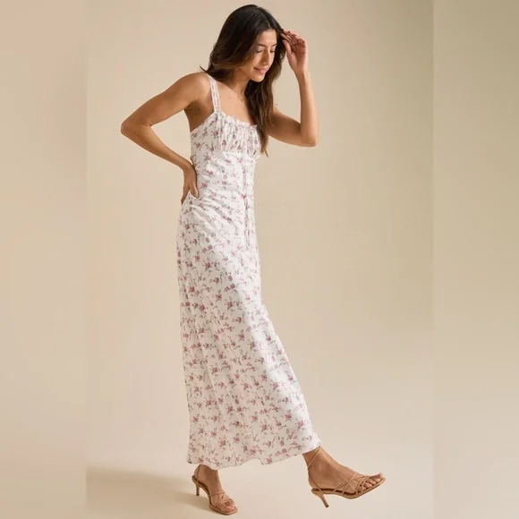 New with tags Altar’d state Kya Floral Midi Dress - Picture 3 of 4